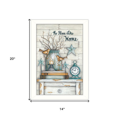No Place Like Home 6 White Framed Print Wall Art HomeRoots
