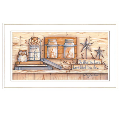 Do What You Love 1 White Framed Print Wall Art HomeRoots