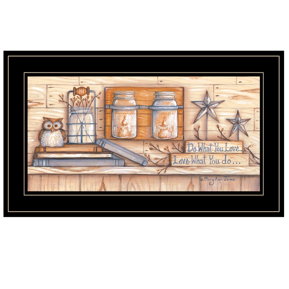 Do What You Love 2 Black Framed Print Wall Art HomeRoots