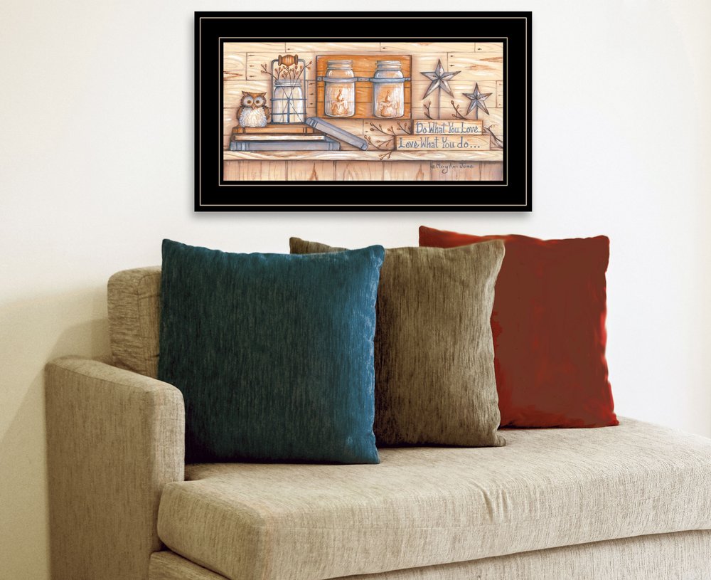 Do What You Love 2 Black Framed Print Wall Art HomeRoots
