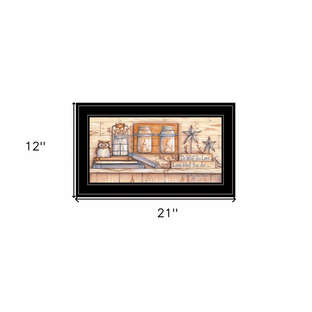 Do What You Love 2 Black Framed Print Wall Art HomeRoots