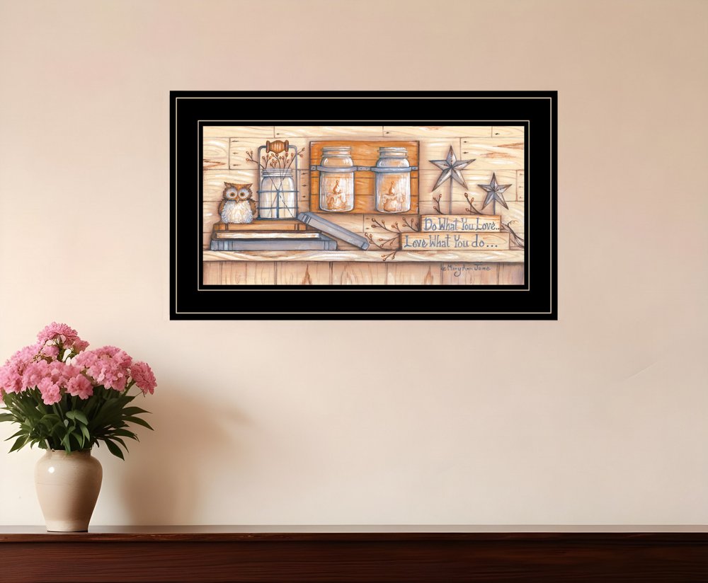 Do What You Love 2 Black Framed Print Wall Art HomeRoots