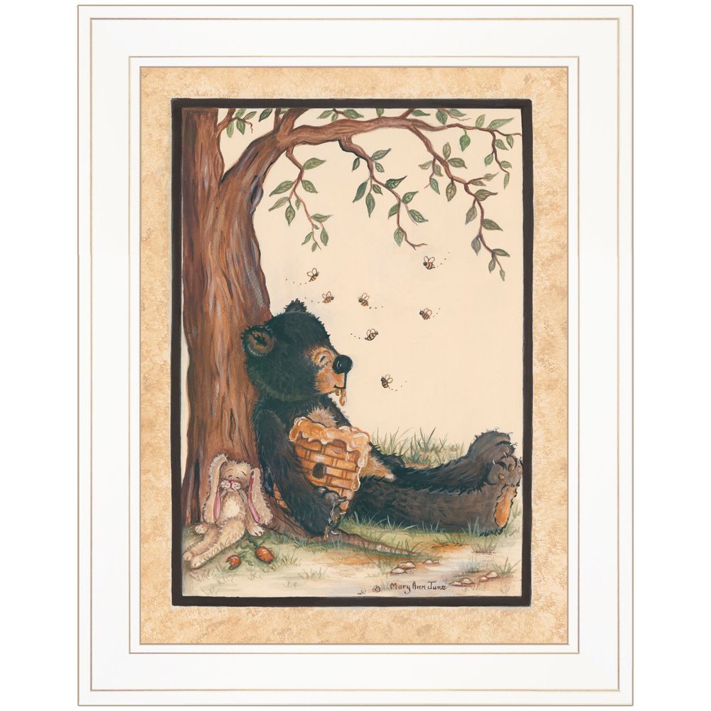 Nap Time 1 White Framed Print Wall Art HomeRoots