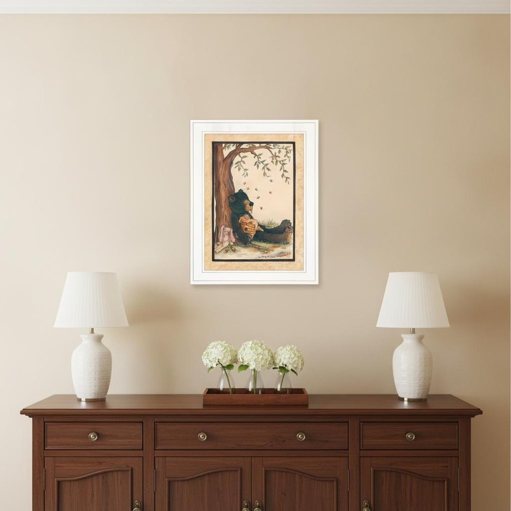 Nap Time 1 White Framed Print Wall Art HomeRoots