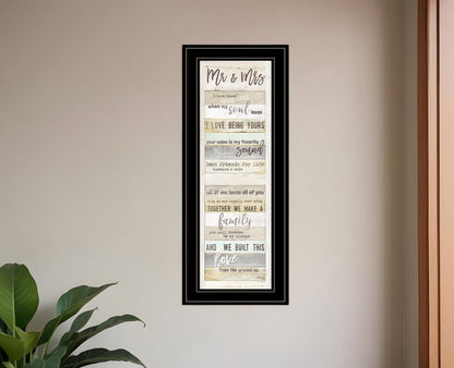 Mr and Mrs 1 Black Framed Print Wall Art HomeRoots