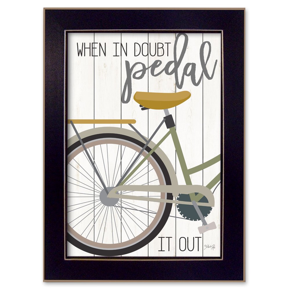 When In Doubt Black Framed Print Wall Art HomeRoots