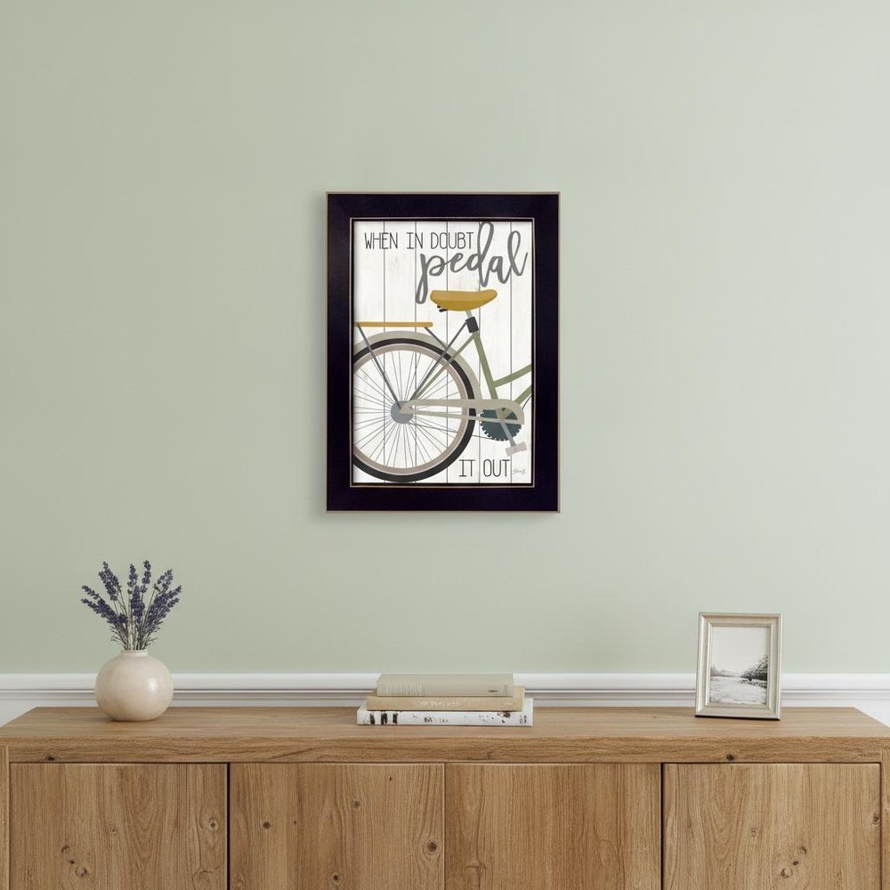 When In Doubt Black Framed Print Wall Art HomeRoots
