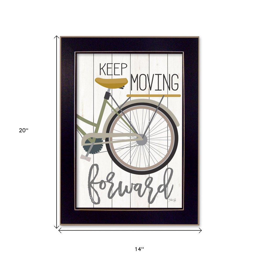 Moving Forward Black Framed Print Wall Art HomeRoots
