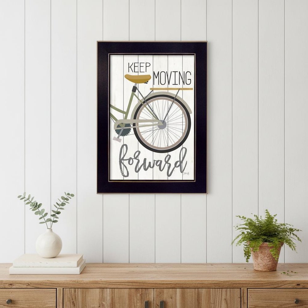 Moving Forward Black Framed Print Wall Art HomeRoots