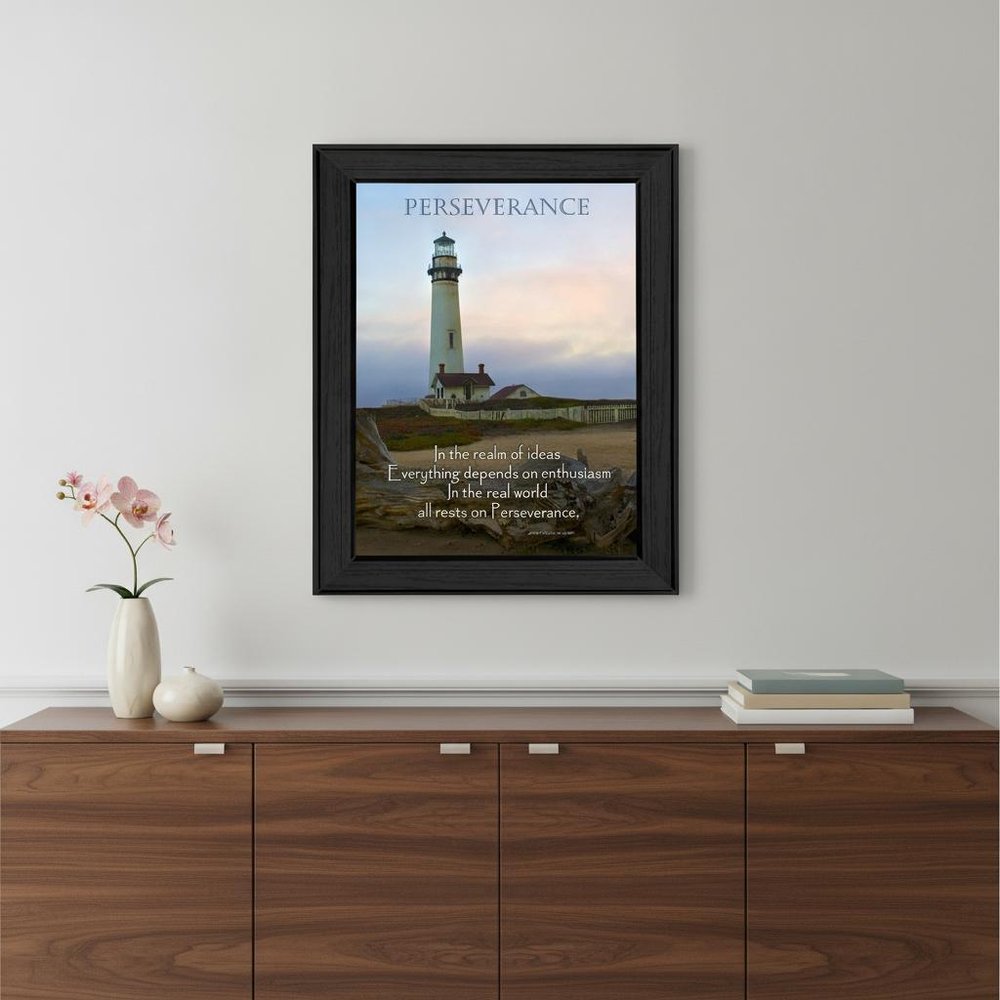 Perseverance 2 Black Framed Print Wall Art HomeRoots