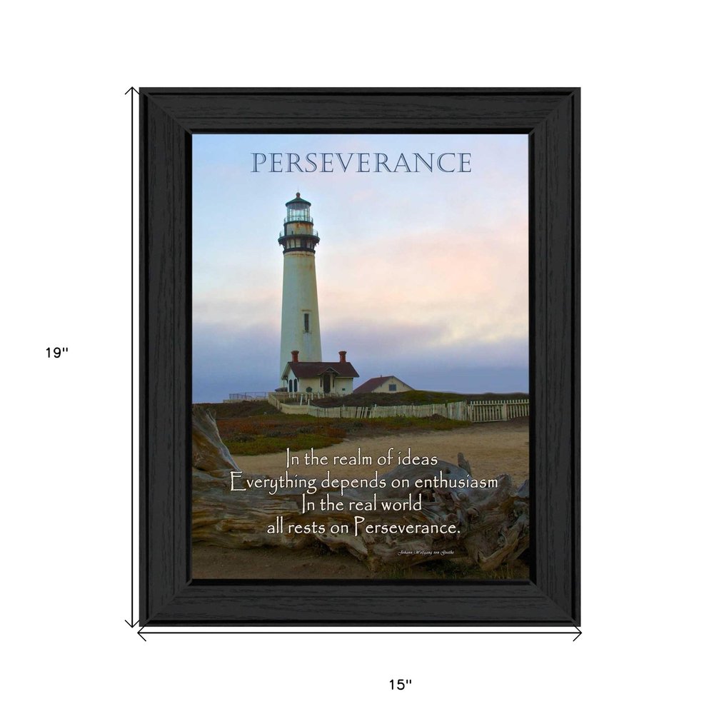 Perseverance 2 Black Framed Print Wall Art HomeRoots