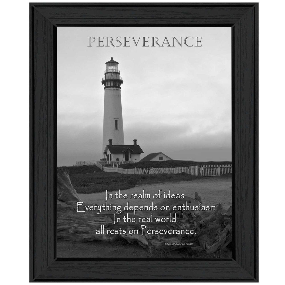 Perseverance 4 Black Framed Print Wall Art HomeRoots