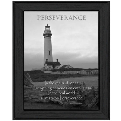 Perseverance 4 Black Framed Print Wall Art HomeRoots