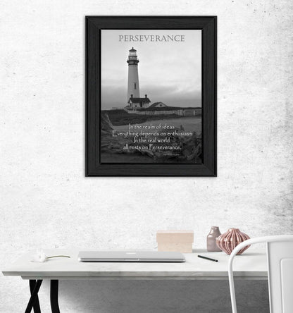 Perseverance 4 Black Framed Print Wall Art HomeRoots