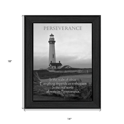 Perseverance 4 Black Framed Print Wall Art HomeRoots