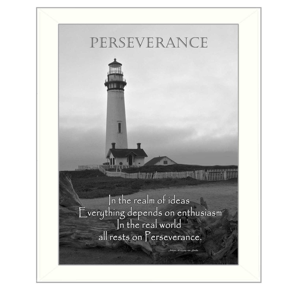 Perseverance 1 White Framed Print Wall Art HomeRoots