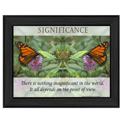 Significance 3 Black Framed Print Wall Art HomeRoots