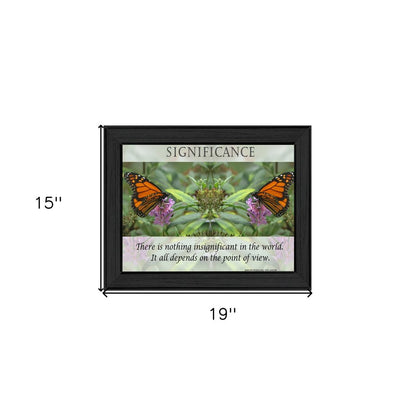 Significance 3 Black Framed Print Wall Art HomeRoots