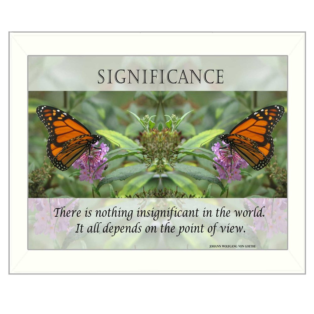 Significance 4 White Framed Print Wall Art HomeRoots