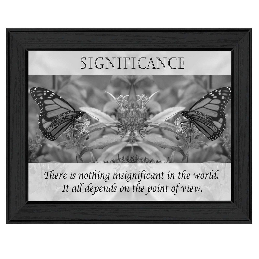 Significance 5 Black Framed Print Wall Art HomeRoots