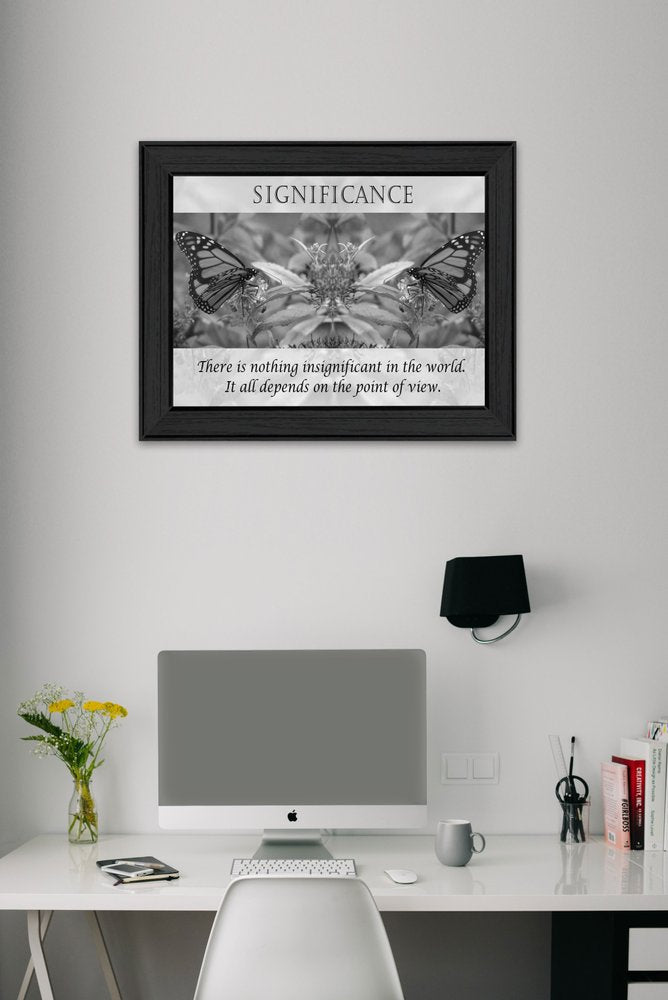 Significance 5 Black Framed Print Wall Art HomeRoots