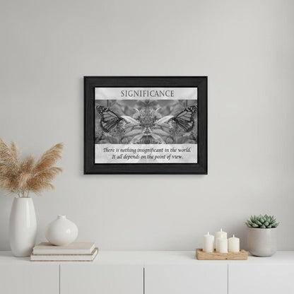 Significance 5 Black Framed Print Wall Art HomeRoots