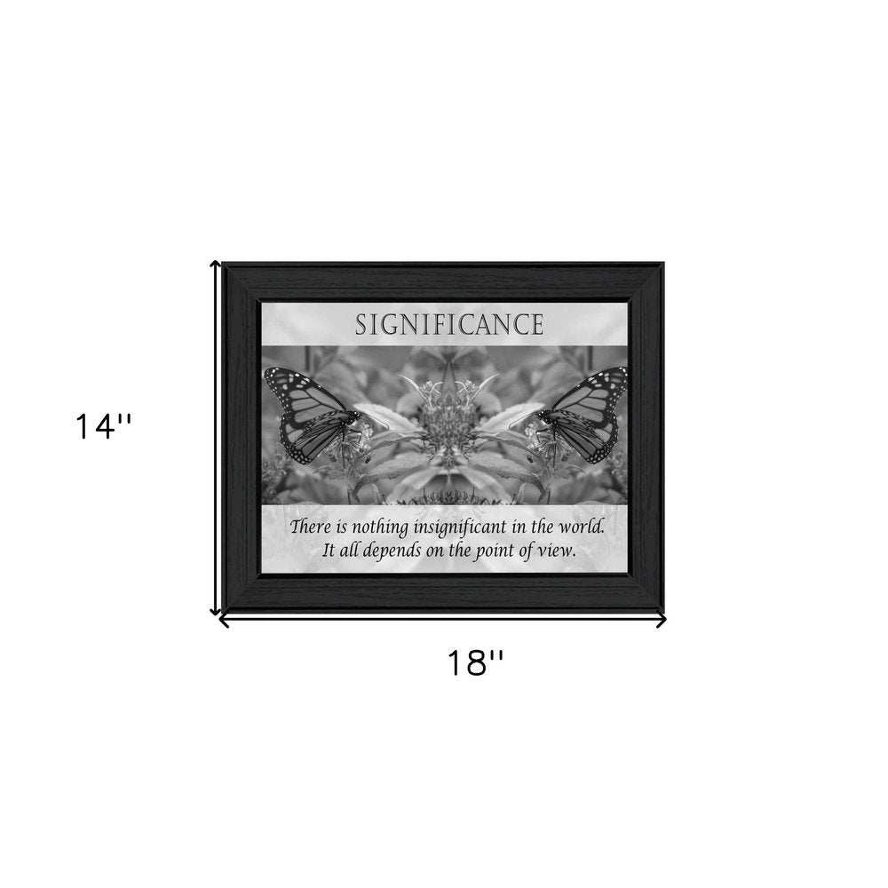 Significance 5 Black Framed Print Wall Art HomeRoots