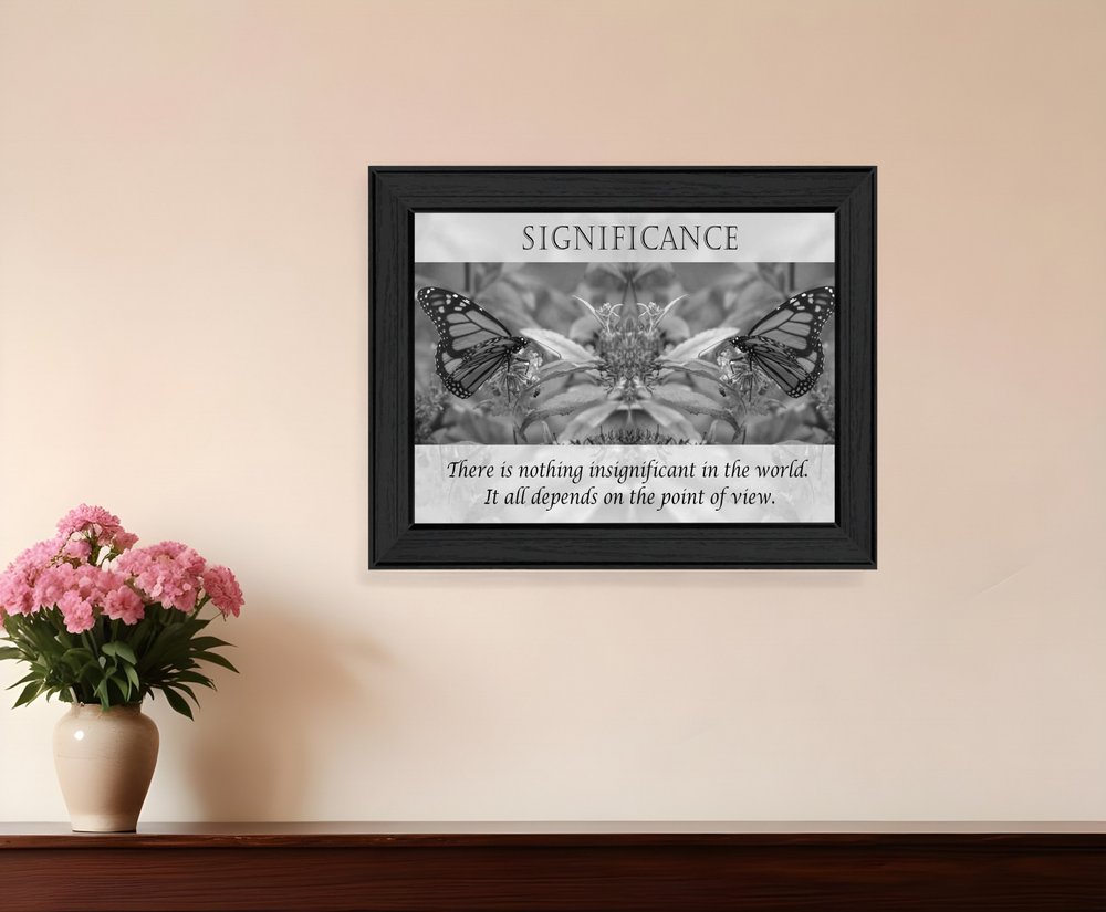 Significance 5 Black Framed Print Wall Art HomeRoots
