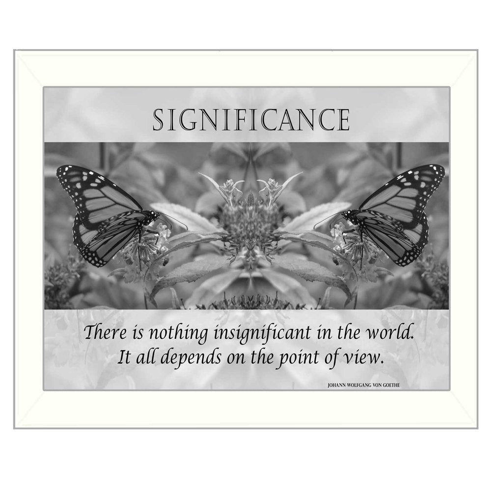 Significance 6 White Framed Print Wall Art HomeRoots