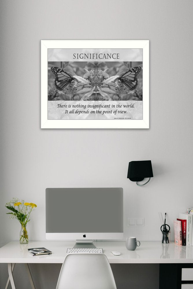 Significance 6 White Framed Print Wall Art HomeRoots