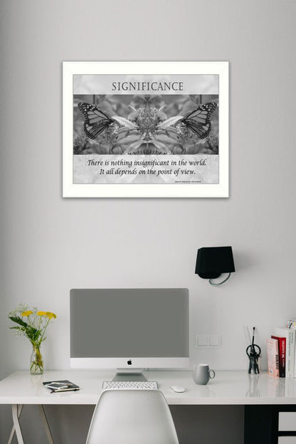 Significance 6 White Framed Print Wall Art HomeRoots