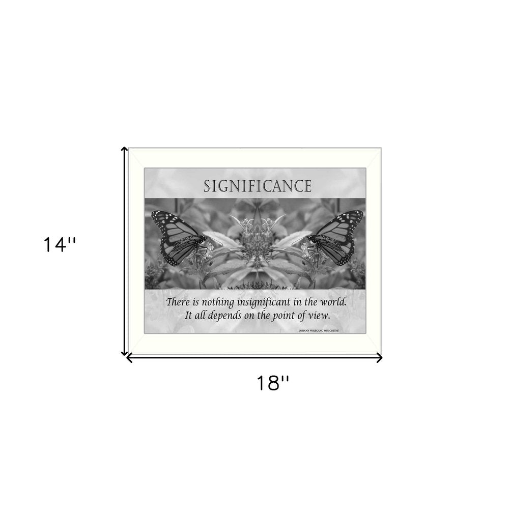Significance 6 White Framed Print Wall Art HomeRoots