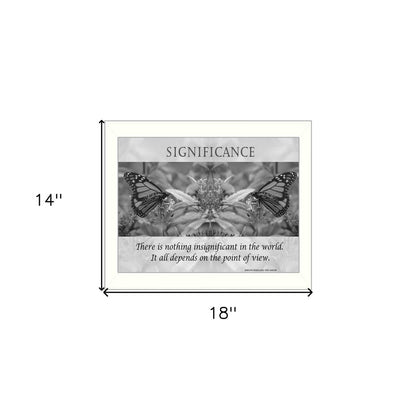 Significance 6 White Framed Print Wall Art HomeRoots