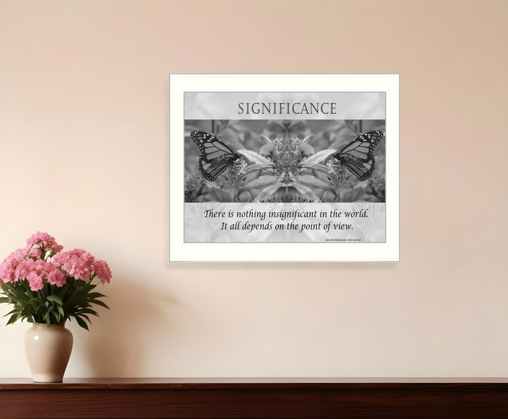 Significance 6 White Framed Print Wall Art HomeRoots
