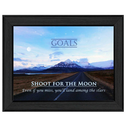 Goals 3 Black Framed Print Wall Art HomeRoots