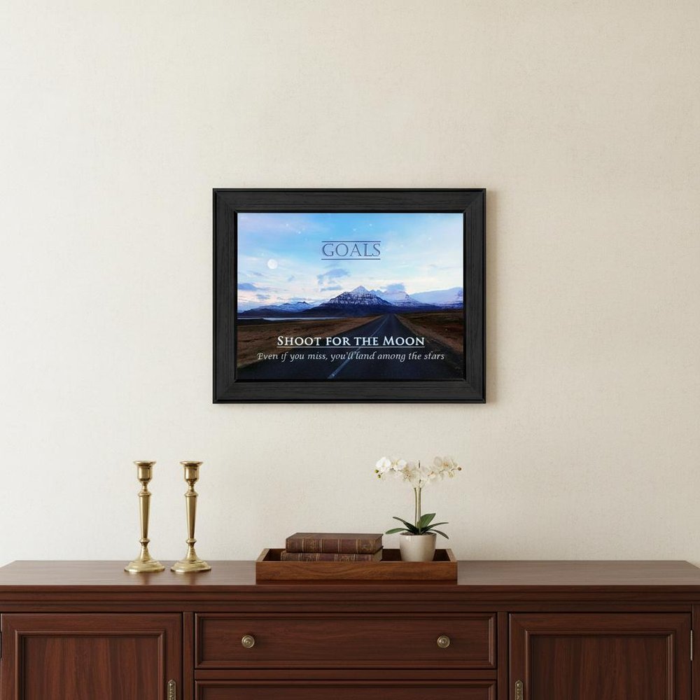 Goals 3 Black Framed Print Wall Art HomeRoots
