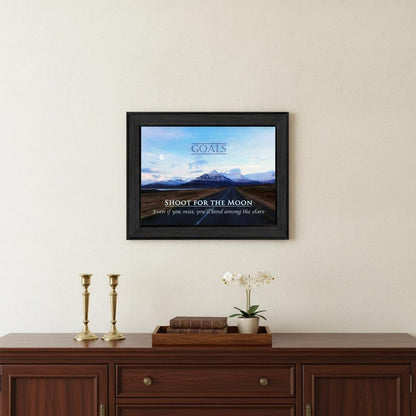 Goals 3 Black Framed Print Wall Art HomeRoots