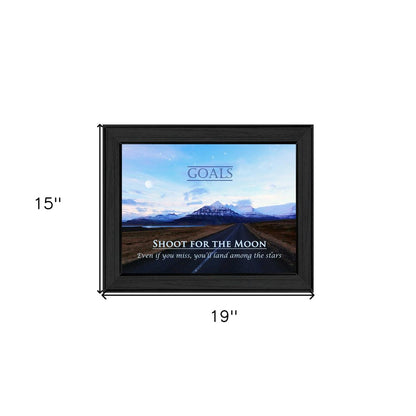 Goals 3 Black Framed Print Wall Art HomeRoots