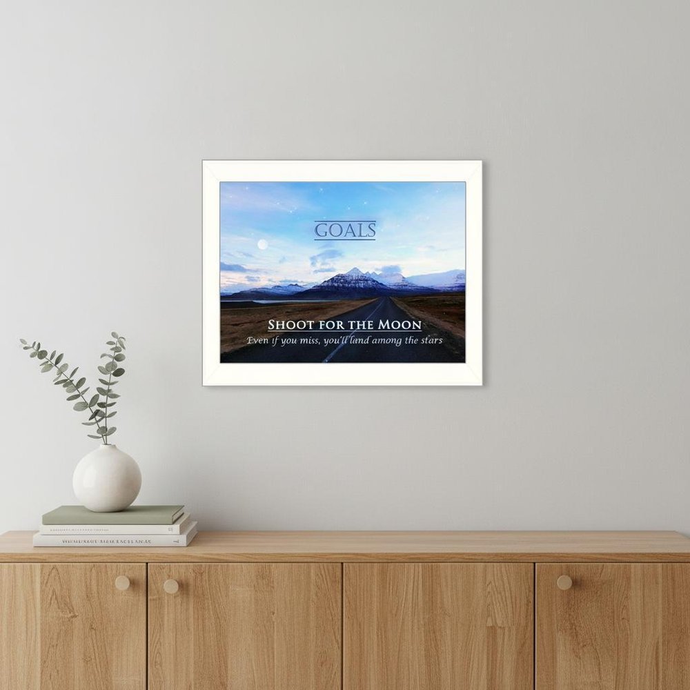 Goals 4 White Framed Print Wall Art HomeRoots