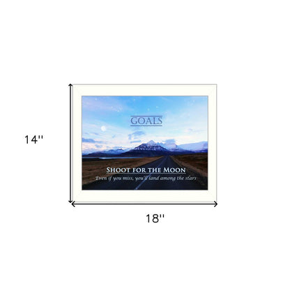 Goals 4 White Framed Print Wall Art HomeRoots