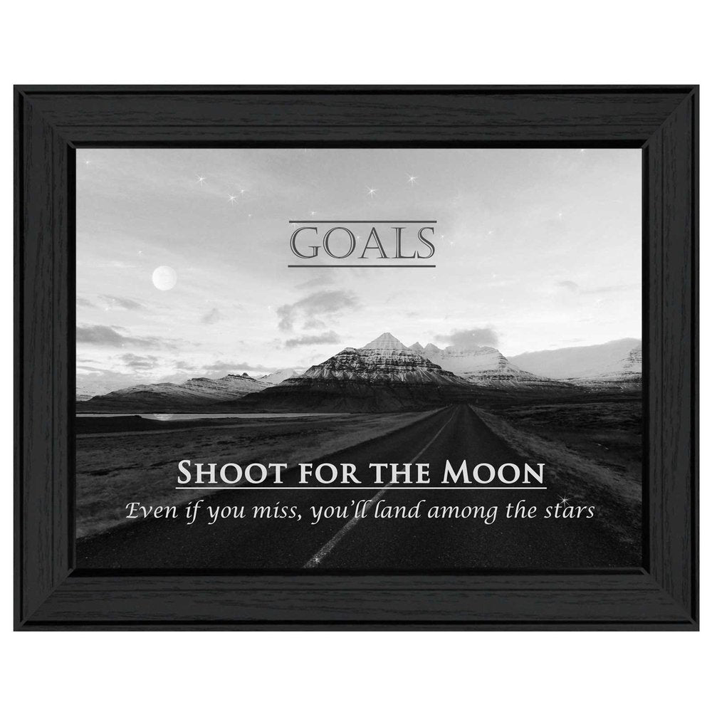 Goals 5 Black Framed Print Wall Art HomeRoots