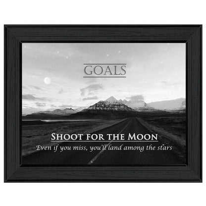Goals 5 Black Framed Print Wall Art HomeRoots