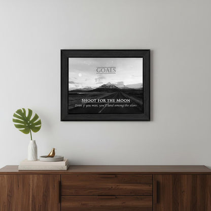 Goals 5 Black Framed Print Wall Art HomeRoots