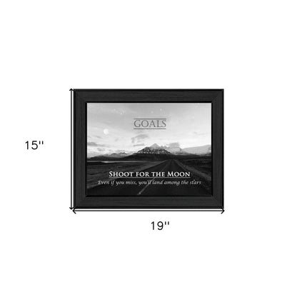 Goals 5 Black Framed Print Wall Art HomeRoots
