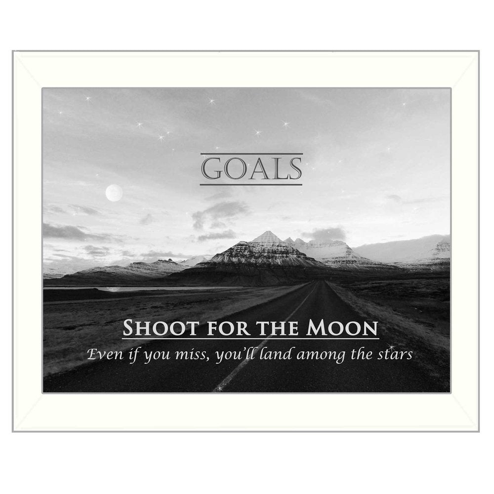 Goals 6 White Framed Print Wall Art HomeRoots