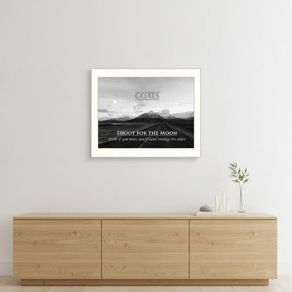 Goals 6 White Framed Print Wall Art HomeRoots