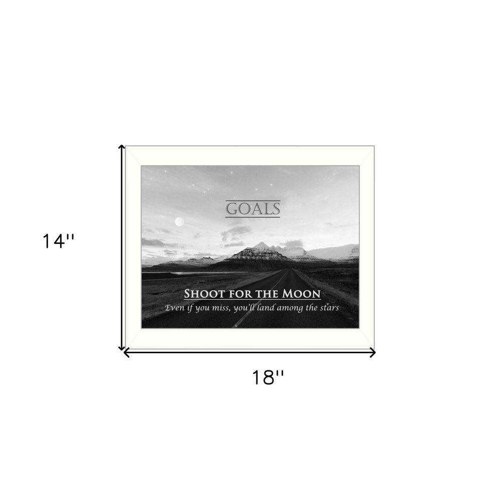 Goals 6 White Framed Print Wall Art HomeRoots