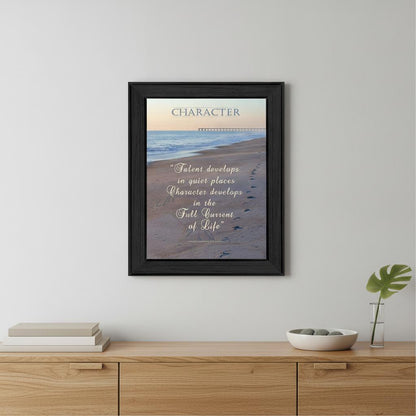 Character 3 Black Framed Print Wall Art HomeRoots