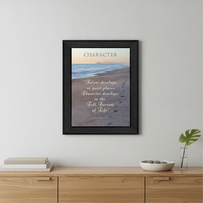 Character 3 Black Framed Print Wall Art HomeRoots