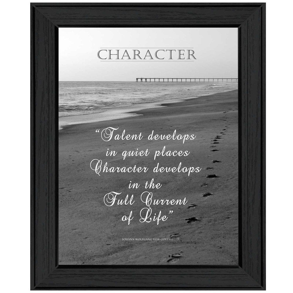 Character 5 Black Framed Print Wall Art HomeRoots